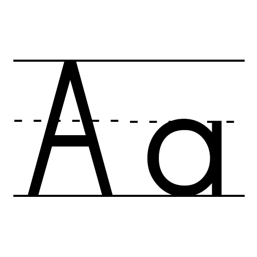 Font - Penmanship Print