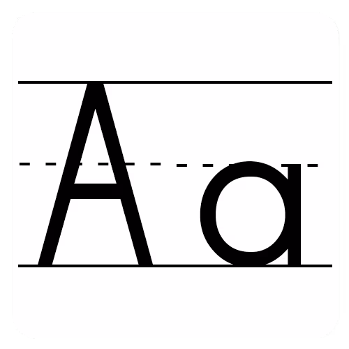 Font - Penmanship Print